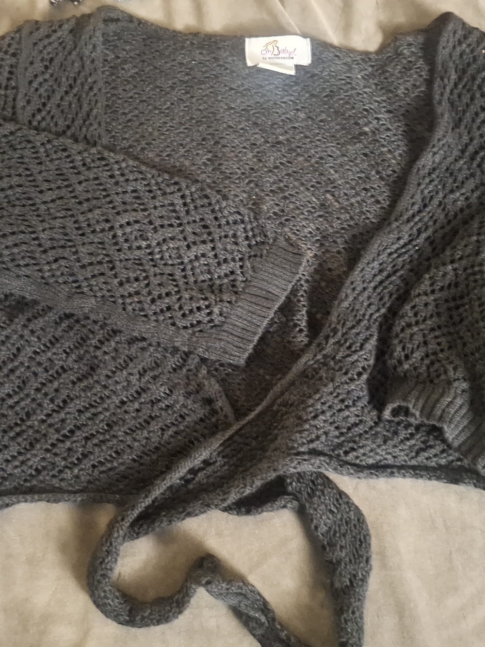 Lot Of 2 Knit Sweater Cardigans Bland And White